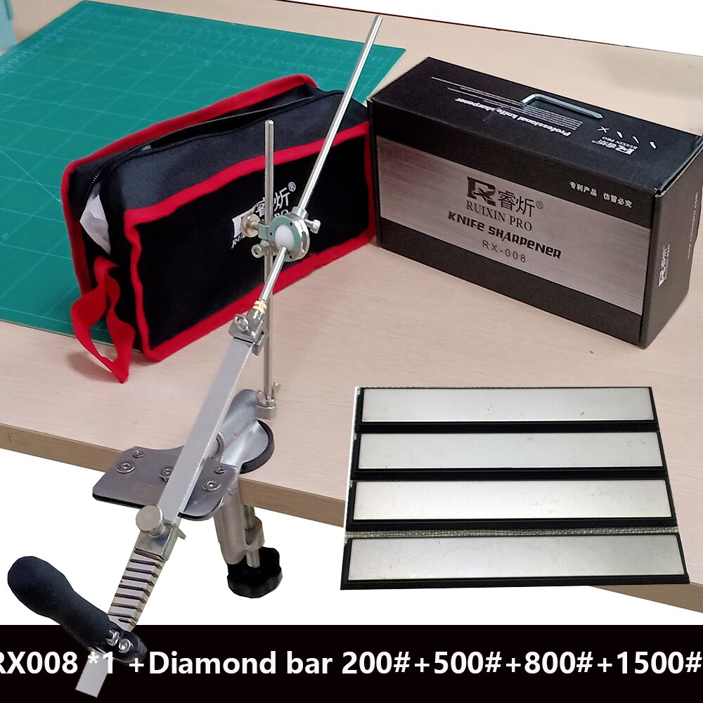 Iron Steel Home Kitchen Knife Sharpener Fixed Sharpening Tools Fix-Angle 120-10000Grit Stones Whetstone: SET 7