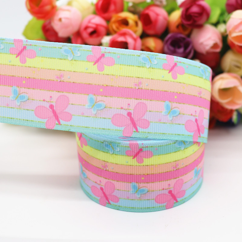 10 Yards 1.5 ''(38Mm) Cake, regenboog Gedrukt Grosgrain Linten Voor Haar Strikken Diy Handgemaakte Materialen Y19082302: 4