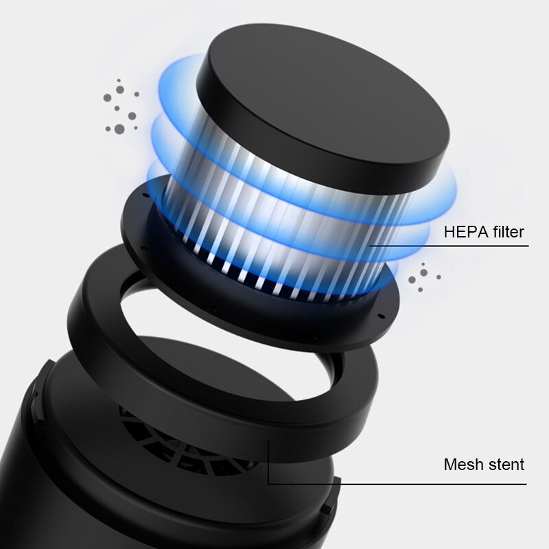 High Power Dry Wet Dual Purpose Vehicle Mounted Vacuum Cleaner Small And Portable Automobiles Electrical Appliances