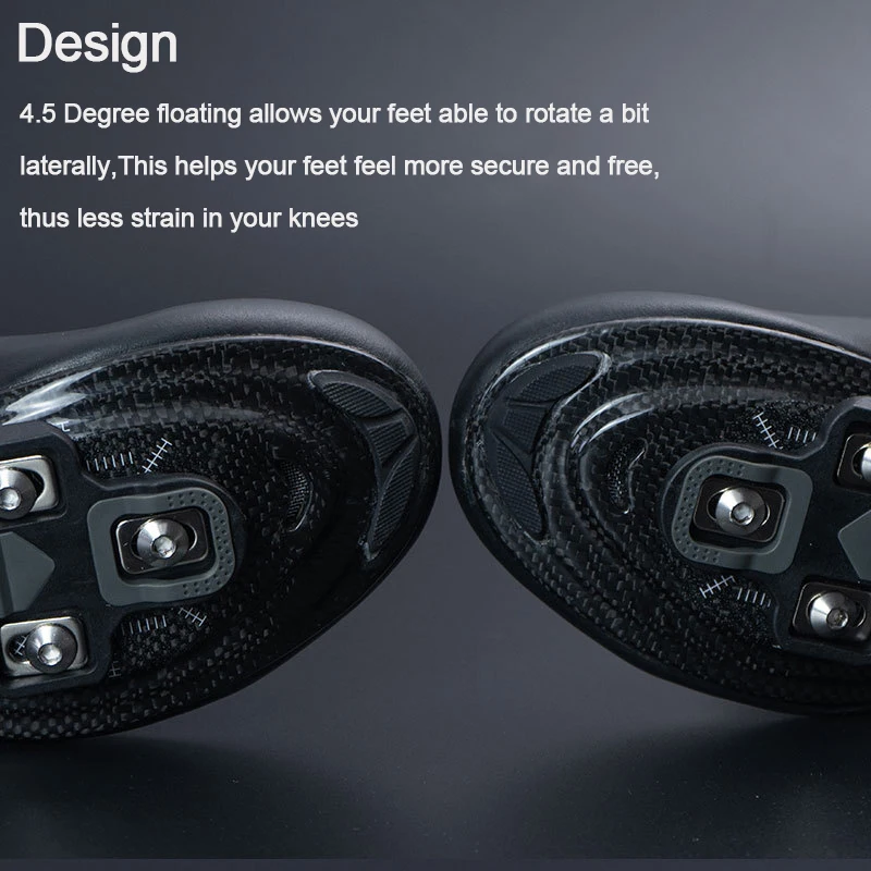 Pedals Cleats Fit LOOK KEO System Road Cycling Cleats 4.5 Degree Floating Self-locking Bicycle Cleat Pedal Part Bike Accessories