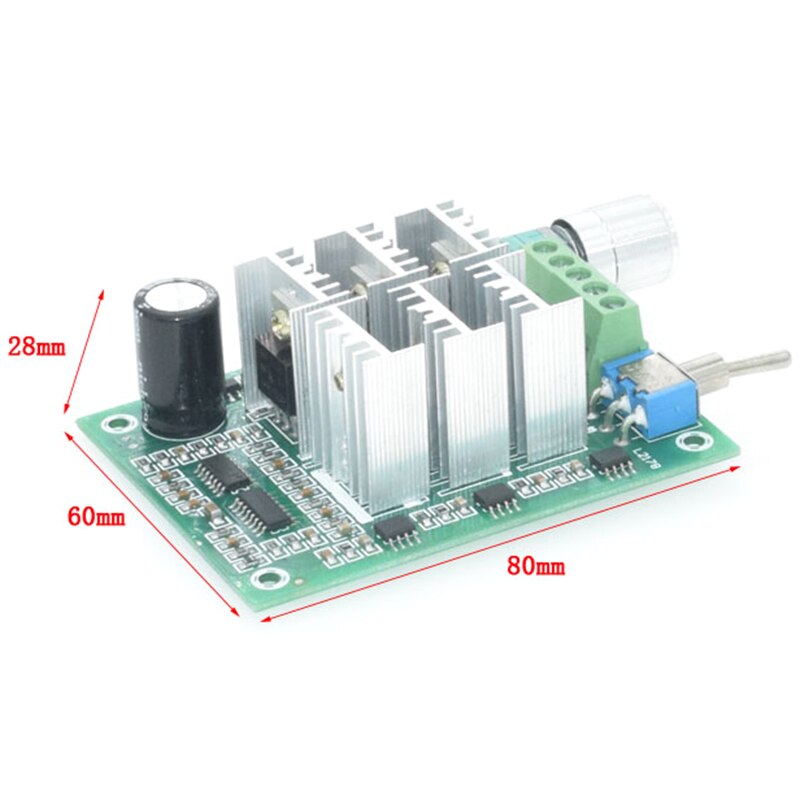 BLDC Three-Phase Sensorless Brushless Motor Speed Controller Fan Drive DC 5-36V