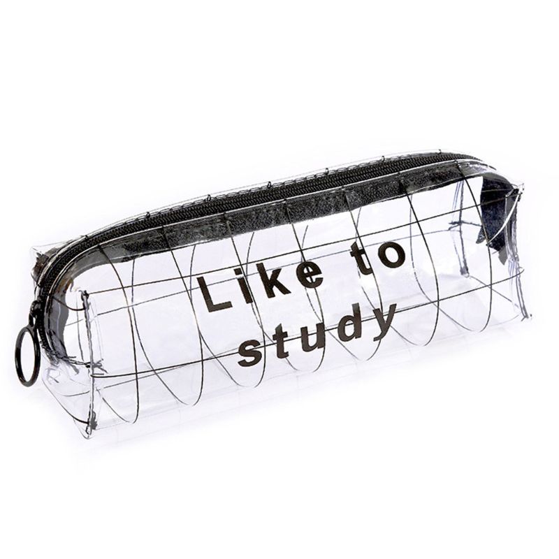 Sterrenhemel hart etui schattige transparante etui schoolspullen