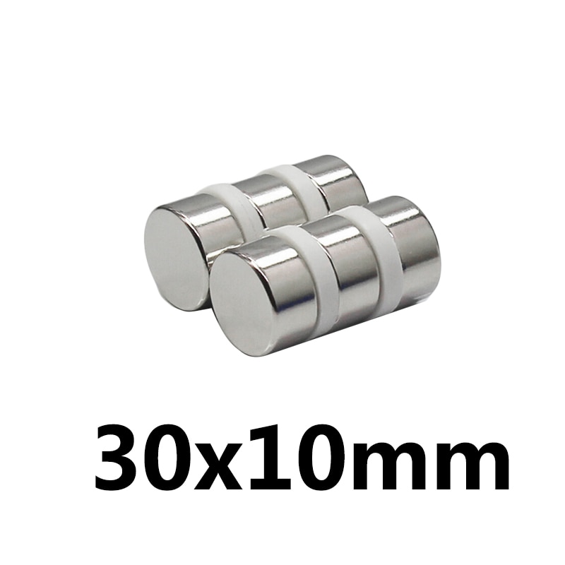 1/2/3 Pcs 30X10 Mm Circulaire Magneten 30 Mm X 10 Mm N35 Dikke Neodymium magneet Dia 30X10 Mm Permanente Ndfeb Magnetische Magneet 30*10 Mm