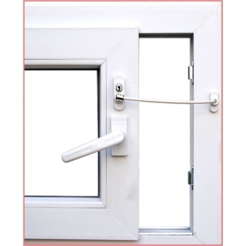 Penkid geschaltet Pvc Fenster Sicherheit sperren (5 Stck)/Weiß