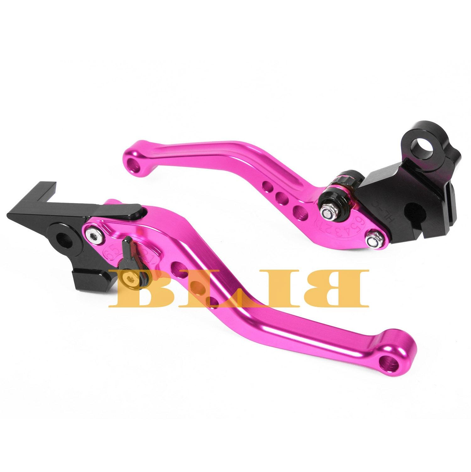 10 farben Für Husqvarna SM 610 Heiße Hohe Motorrad Lange Und Kurze Bremse Kupplung Hebel CNC Kurz Hebel: kurz Rosa