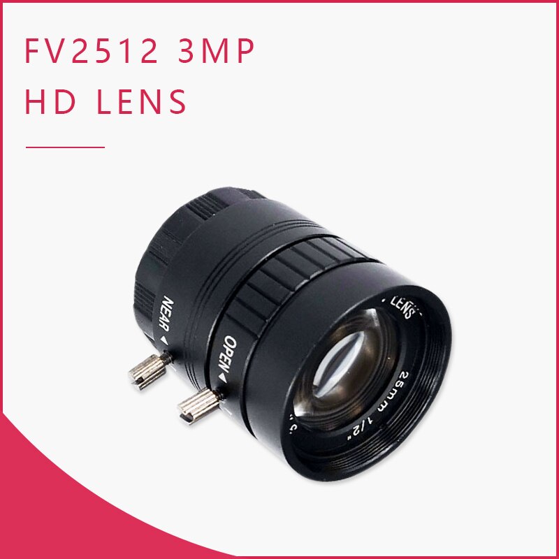 Raspberry Pi – caméra HQ 12,3 mp, Sony IMX477, , capteur compatible avec les objectifs c-et c-mount: FV2512 3mp