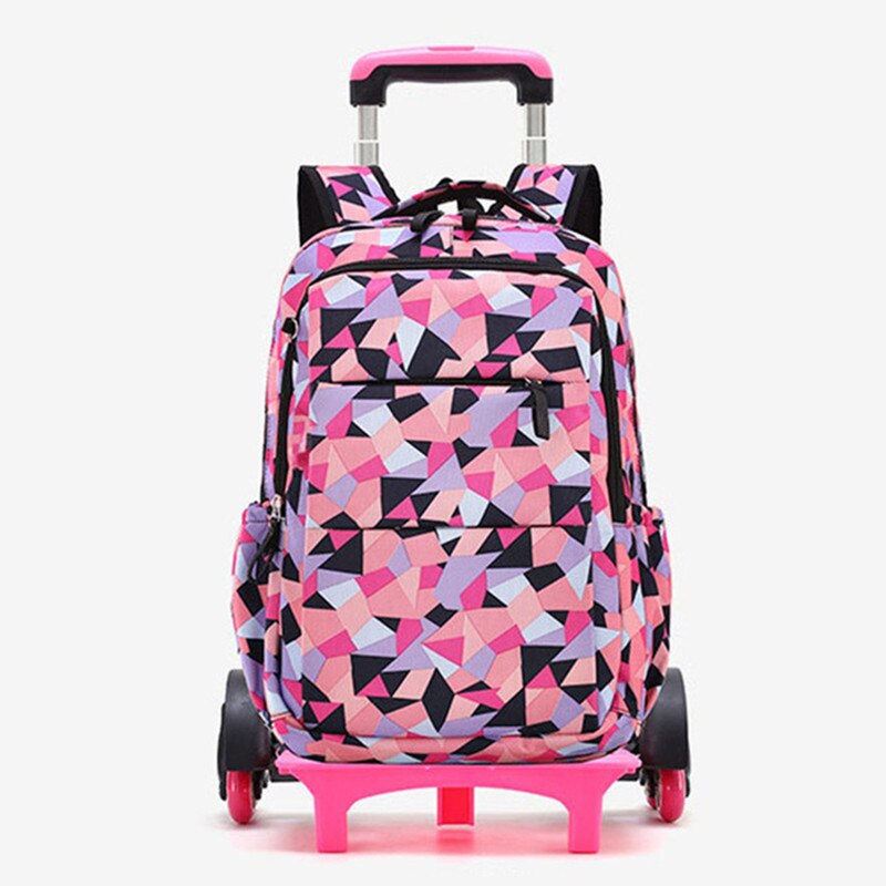 Rolling mochila trole saco de escola para meninos meninas à prova dwaterproof água grande capacidade crianças rodas saco bagagem & sacos viagem