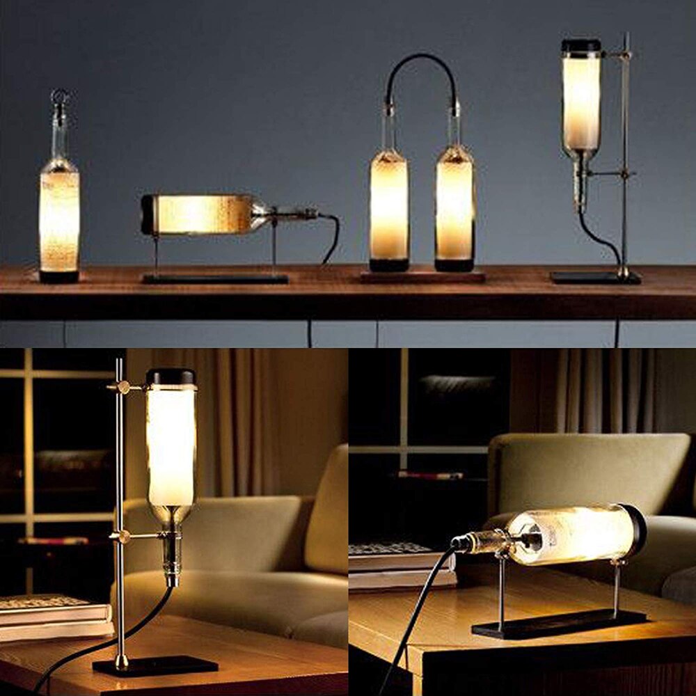 Stainless Steel Glass Bottle Cutter DIY Cutting Tool Adjustable Metal Glass Bottle Cut Machine Cutting Tools for Bottles