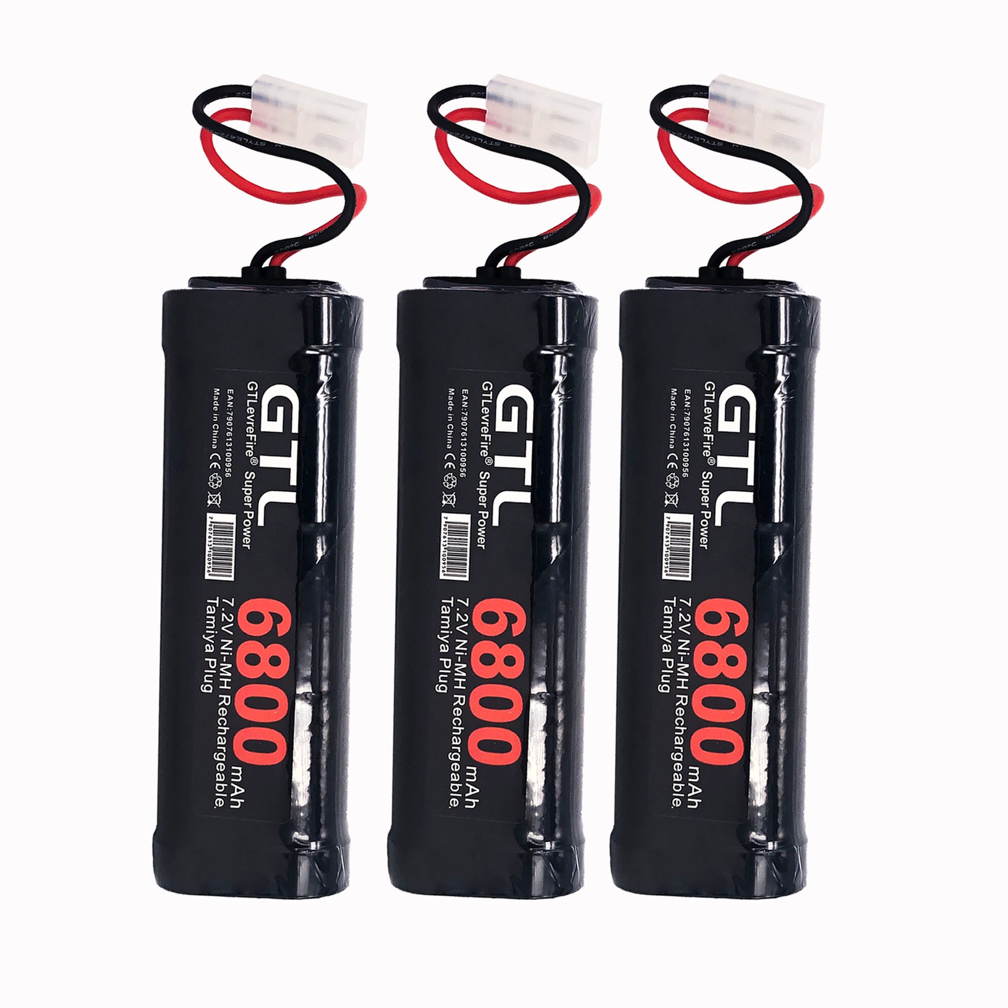 NEWEST Original 7.2V Battery 6800mah NiMH Batteries Pack For RC Car Truck Buggy Boat Tank Ni-Mh Baterias gray supper power
