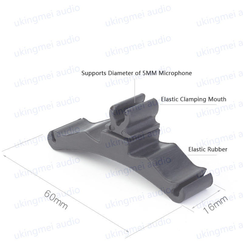 Instrumento condensador microfone universal suporte braçadeira para saxofone violino clarinete baixo violoncelo piano compatível para dpa 4099 microfone: Rosa Vermelha
