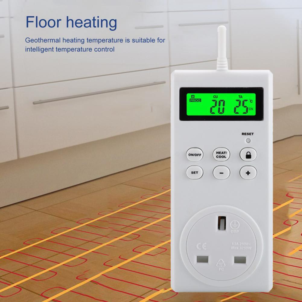 Socket Controller Smart Power Socket Outlet Temperature Sensor Controller Plug Intelligent Relay Switch Home Automation Remote