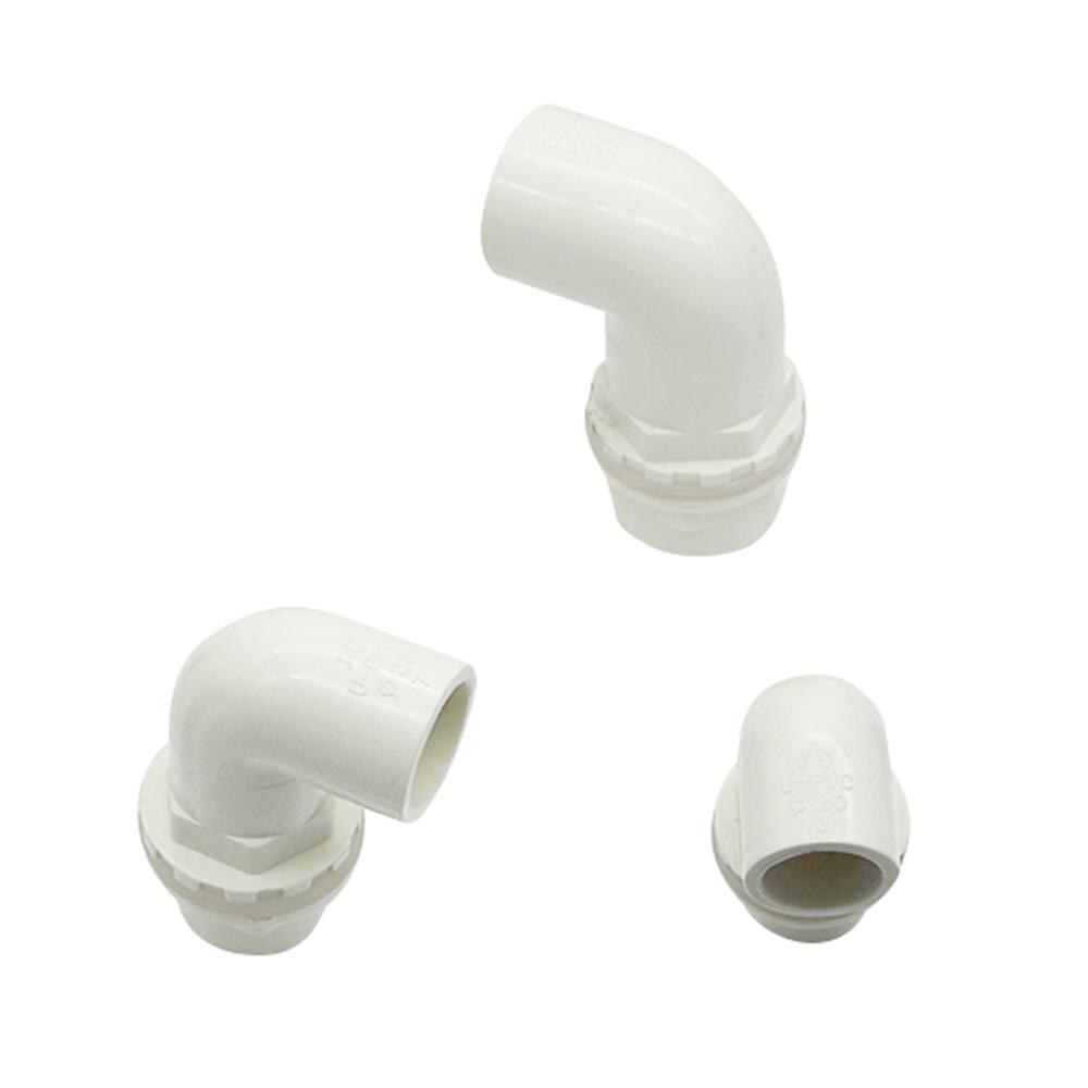 ID 20/25/32mm 90 ° Gomito PVC Connettore Acqua di Irrigazione Giardino della Fattoria di Alimentazione Comune Serbatoio di Acqua acquario Sistema di Drenaggio Tubo di Strumento