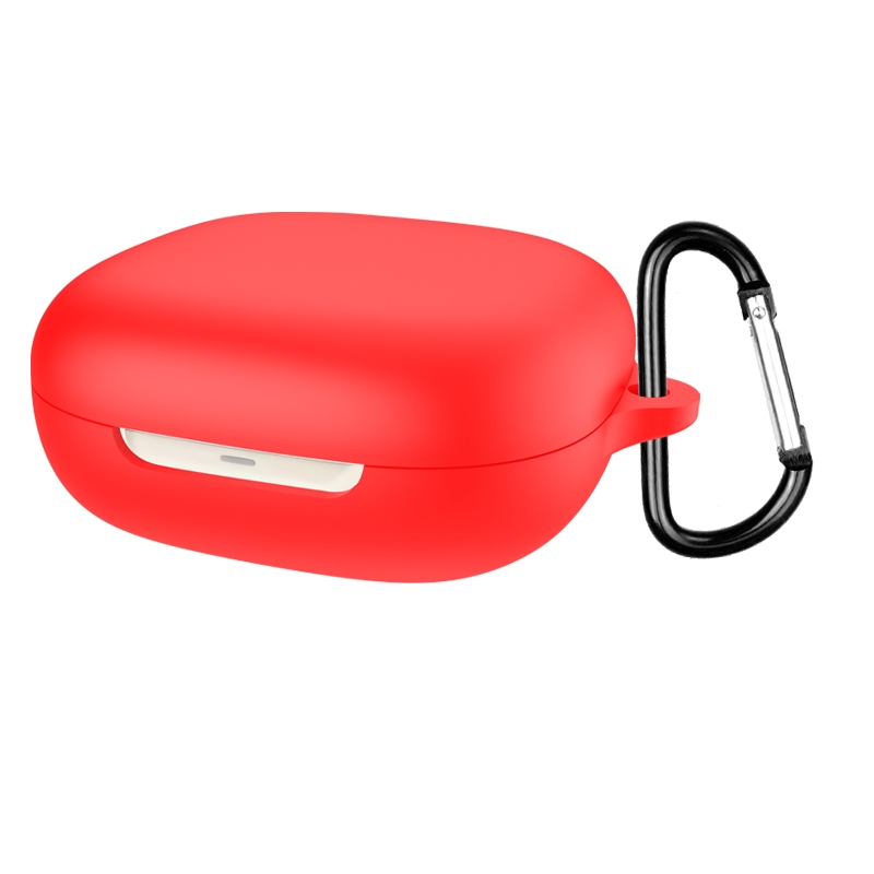 Silicone Earbuds Protective Case Anti Dustproof Headphone Charging Box Sleeve Soild Color for OpenFit 2 T920: Red