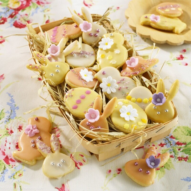 Happy Easter Bunny Egg Plastic Baking Mold Kitchen Biscuit Cookie Cutter Pastry Plunger 3D Fondant DIY Cake Decorating Tool