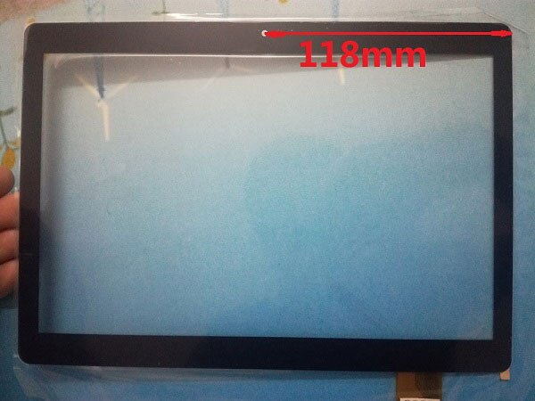 Biały lub czarny 10 cal nowy ekran dotykowy dla banque de france Tablet CH-1096A1 FPC276 V02 digitizer panel dotykowy wymiana czujnika szklanego: black hole in middle