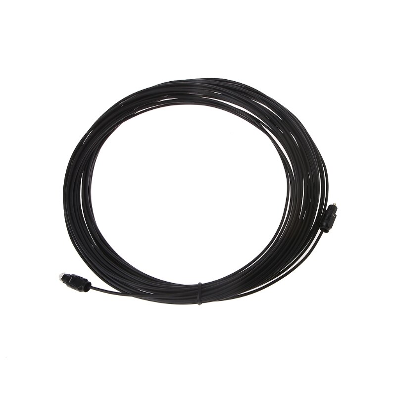 Cable de Audio óptico Digital para Toslink SPDIF DVD CD, 0,5 m, 1m, 1,5 m, 1,8 m, 3m, 5m, 8m, 10m, 12m, 15m, 20m, 25m, 30m
