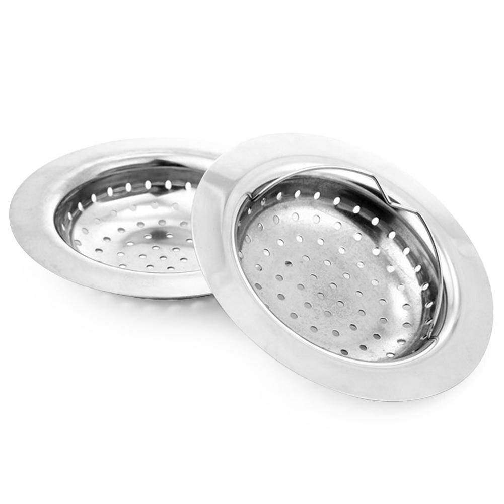Stainless Steel Mesh Sink Strainer Metal Shower Drain Hole Trap Bath Kitchen Sink Filter Drain 5 7.5 10 11cm