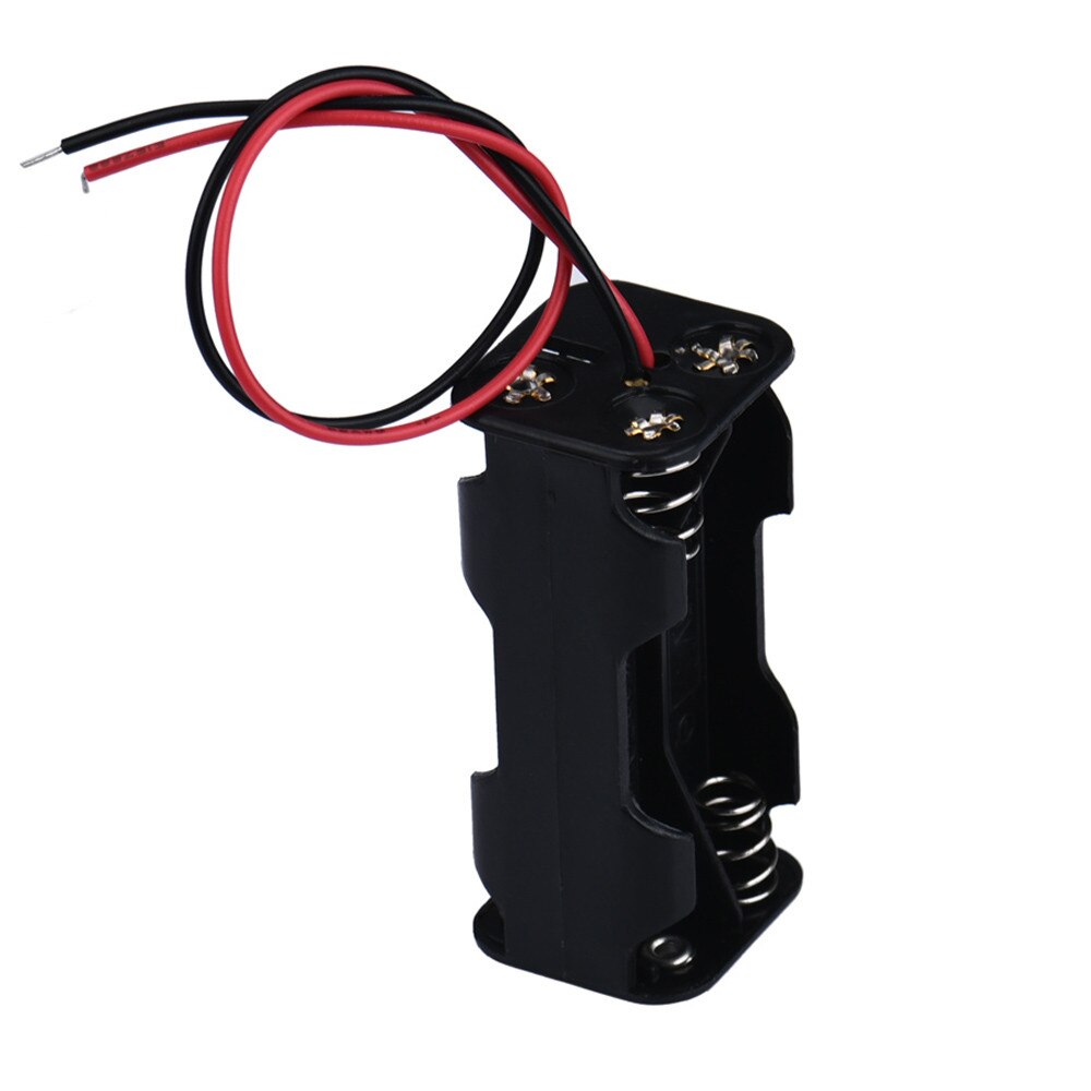 2-slot 4 x AAA Section Plastic 18650 Battery Case 18650 Battery Holder 18650 Battery Box For 18650 Rechargeable Battery