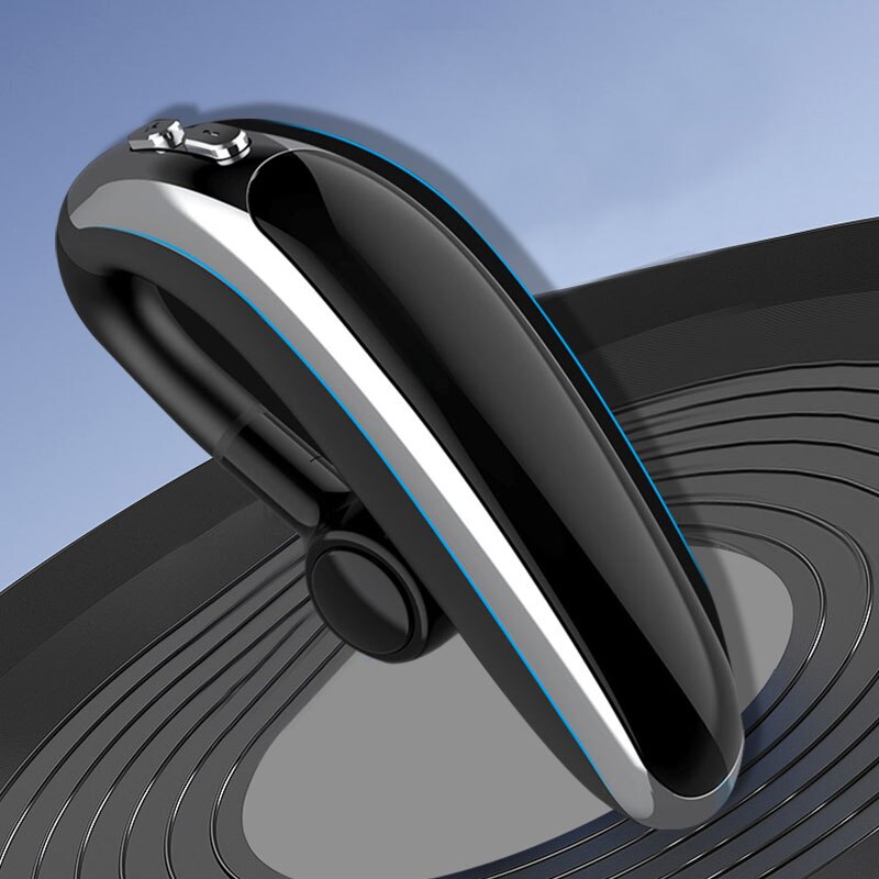 Draadloze Headset Enkele Ear-Haak Bluetooth-Compatibele Hoofdtelefoon In-Ear Auto Call Zakelijke Sport Oortelefoon Met Microfoon Voor Mobiele Telefoon