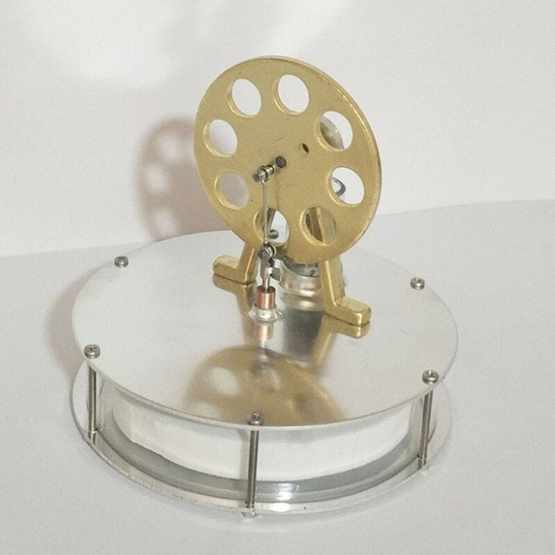203F Low Temperature Stirling Engine Motor Steam Heat Electricity Generator Machine Education Model Toy Kits