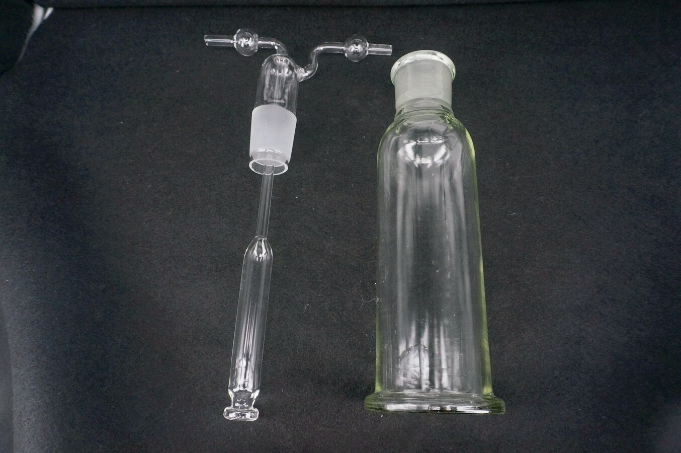 Lab 250ml Glass Gas Washing Bottle Multihole Glassware Chemical Instruments Lab Use