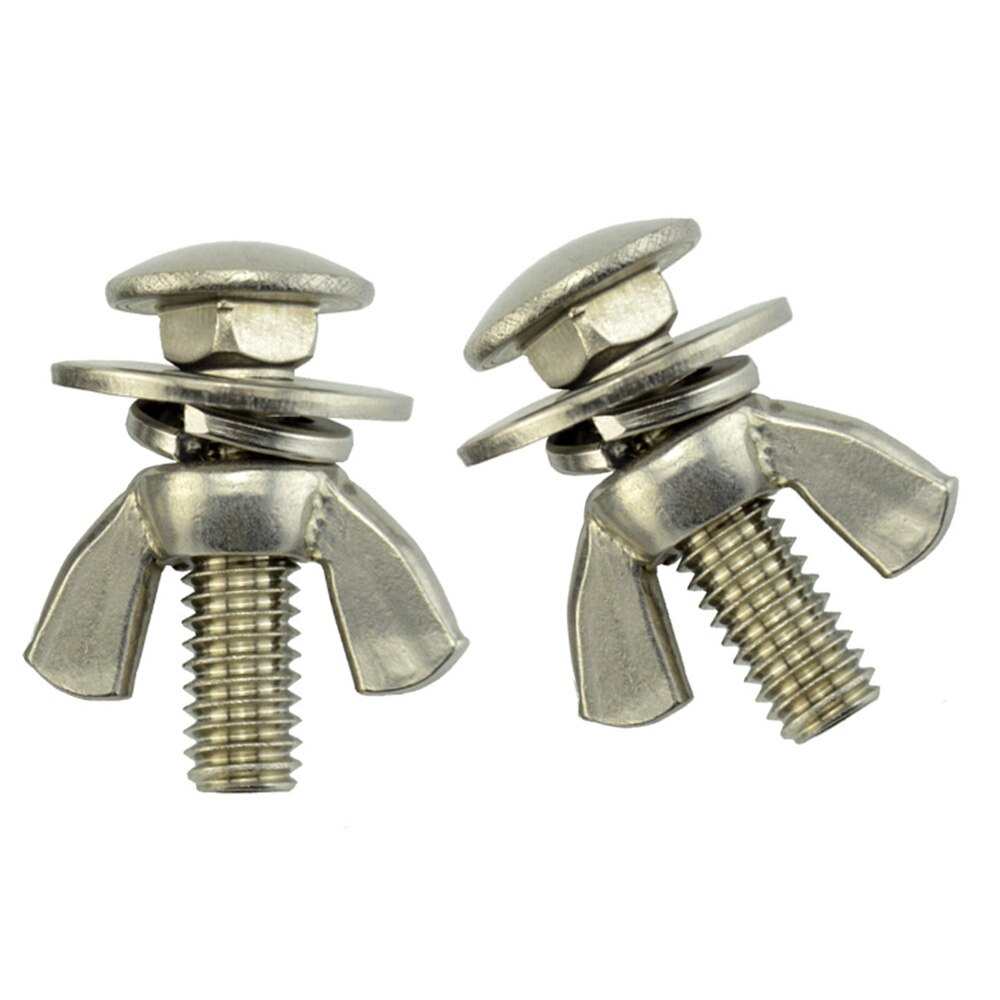 Stainless Steel Tech Diving Butterfly Screw Bolts Wing Nuts Tech Diving Backplate Screws