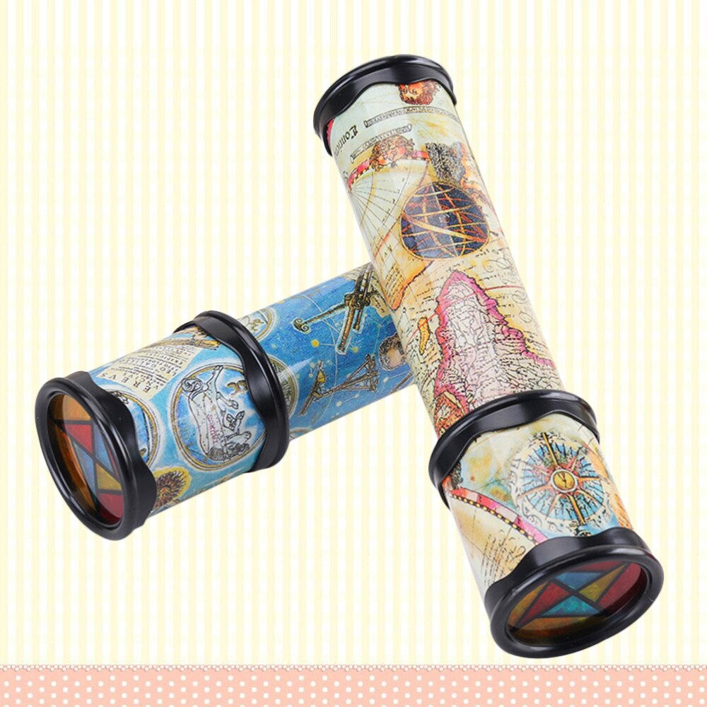 2pz Caleidoscopio Magico Classico Educativo Giocattolo Divertente Caleidoscopio Regalo per il bambino Dei Capretti Dei Bambini