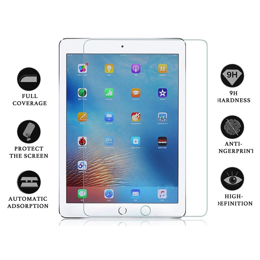 glass for ipad 9.7 screen protector 4th 5th 6th gen air 1 2 a1893 a1954 protective tempered glas pro 9 7 a1822 a1823