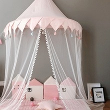 Tent voor Kid Prinses Luifel Baby Bed Gordijn Tenten Kinderen Kamer Decoratie Nordic Teepee tente de Lit Enfant Fille Wigwam tipi