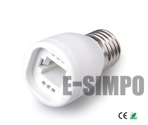 1Pc E27/E26 Om G23 G24 Lampvoet Licht Socket Lamp Holder Converter Adapter, 2/4P G24 G23 Fit,GX23 Kan Niet Fit, Geen Ballast Binnen