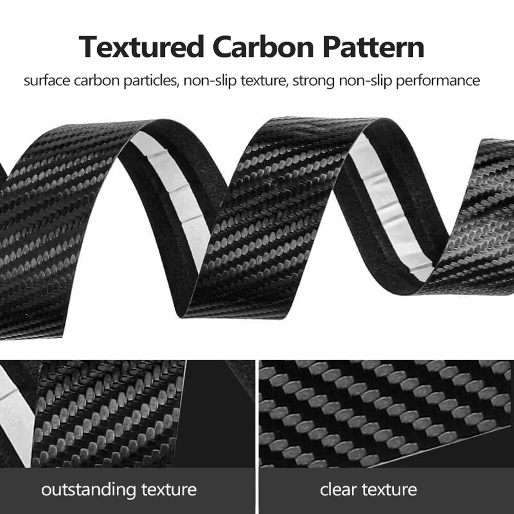 Antywibracyjna taśma na kierownicę wzór paska taśma poliuretanowa EVA praktyczna, odporna na wstrząsy wytrzymałość tłumiąca taśmę z włókna węglowego