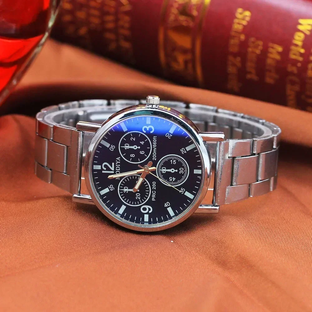 Herrenuhren für Herren, Armbanduhren, Uhren für Herren, Edelstahl, Quarzuhr, 2024, modische Herrenuhren, Luxusuhr