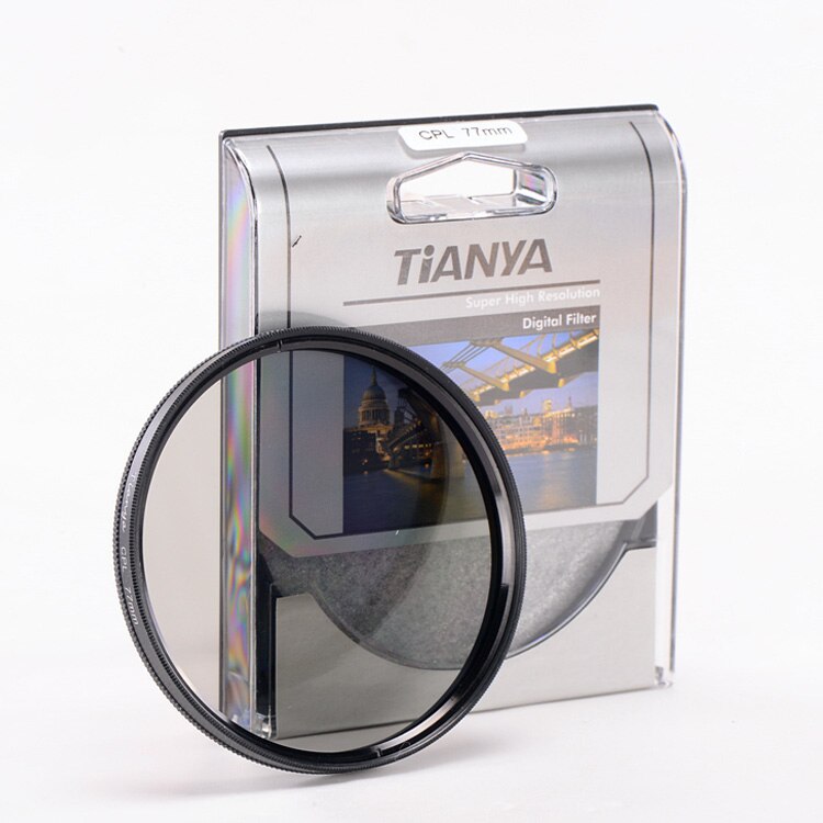 TIANYA 37 40.5 43 46 49 52 55 58 62 67 72 77 82mm Circulaire Polarisatiefilters CPL optische glas lens Filter Protector dslr camera