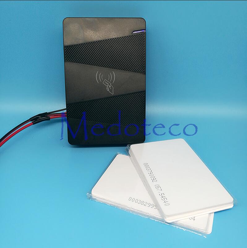 Waterproof 15000 user 125khz Rfid Access Control EM Card Access Control System without keypad Card only Outdoor Access control: Thin Card