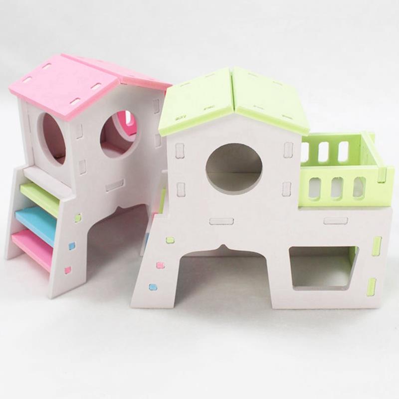 Picture of Hamster Hideout House Double Layer Small Animals C... - Grandado