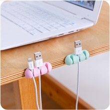 Bobinadora de Cable de sílice para auriculares con Cable, envoltura de Cable, organizador de cables, Colector de cables, HotTop, 2 uds.