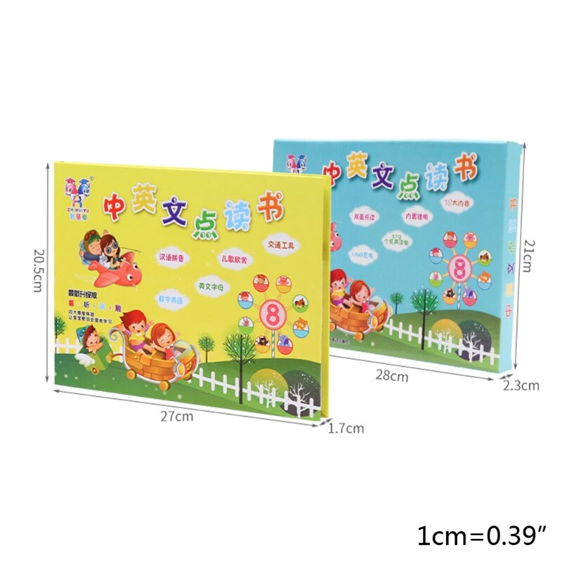 Child Kids English Chinese Learning Machine Early Education Intelligence Puzzle Storybook Point Reading Bilingual Book