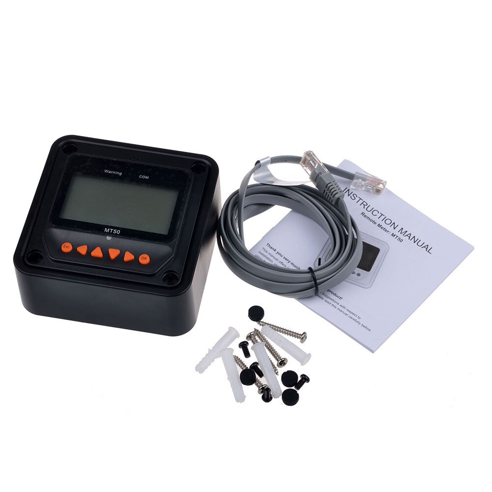 RJ45 Cable Liquid Crystal Display Large-screen Solar Controller MT50 Regulator Remote Meter For Tracer-AN Tracer-BN