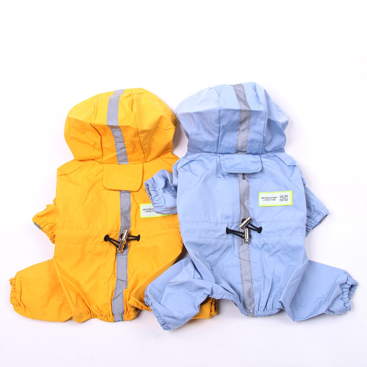 Dogs And Cats Reflective Raincoat Jumpsuit Pet Puppy Coat Jacket Windbreaker Apparel 4 Sizes 3 Colours