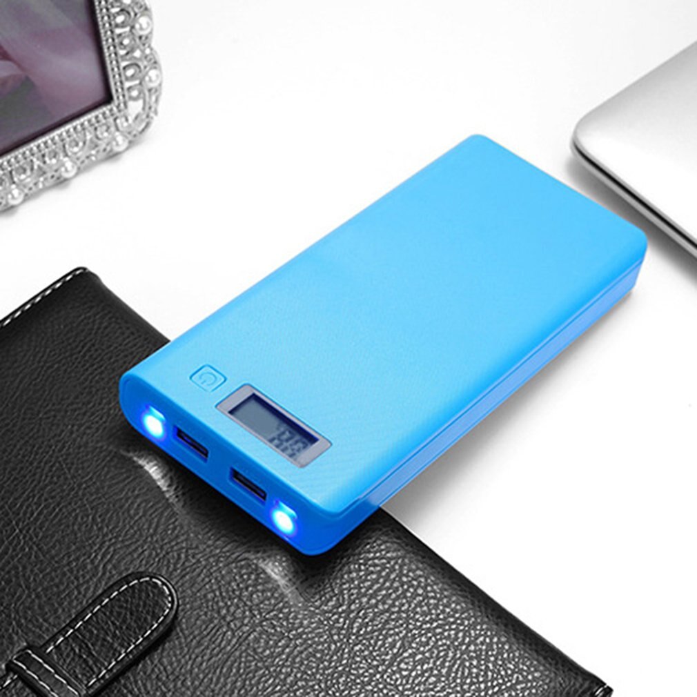 8*18650 battery Portable Power Bank Case Kit Digital Display Welding-Free 8*18650 Mobile Power Box Kit Portable Battery Shell