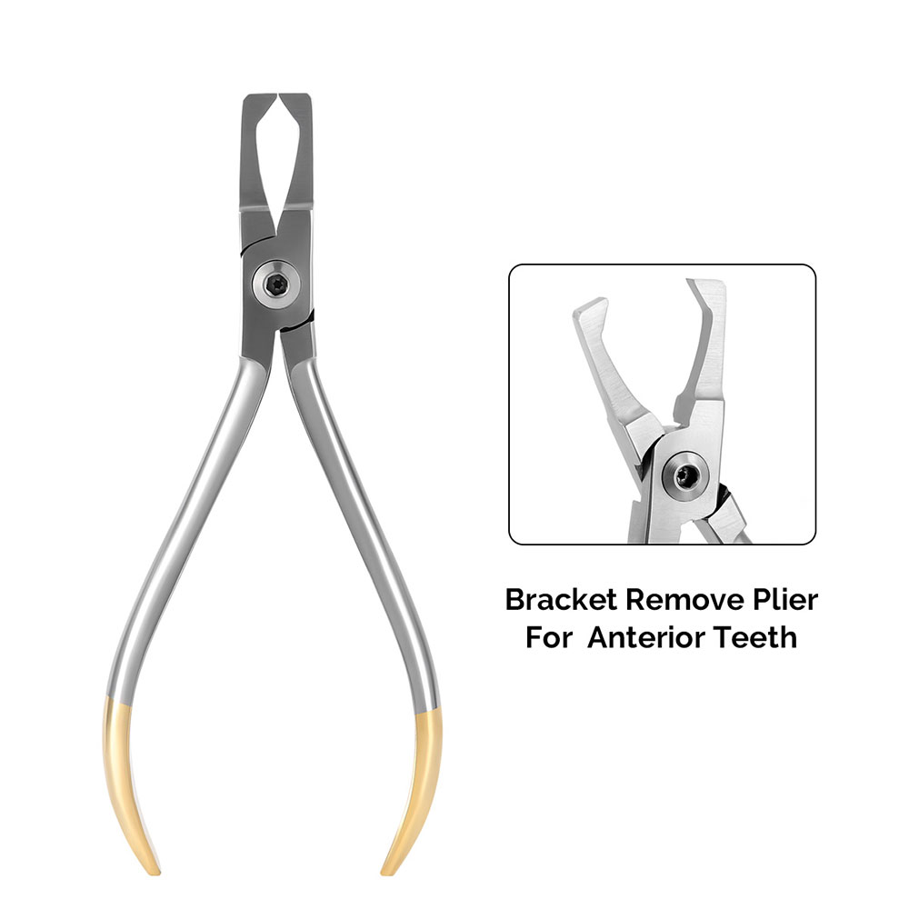 Azdent Zahn Zange Kieferorthopädische Draht distal Ende Cutter Zangen Halterung befestigen Entferner Zange Edelstahl Zahnmedizin Instrument: Schokolade