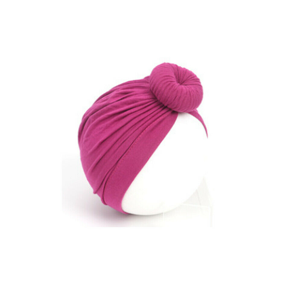 Neugeborenen Kleinkind Kinder Mädchen Baby Kleinkind Turban Verknotet Bogen Hut Cap Stirnband Haarband Headwear Reine Farbe Nette