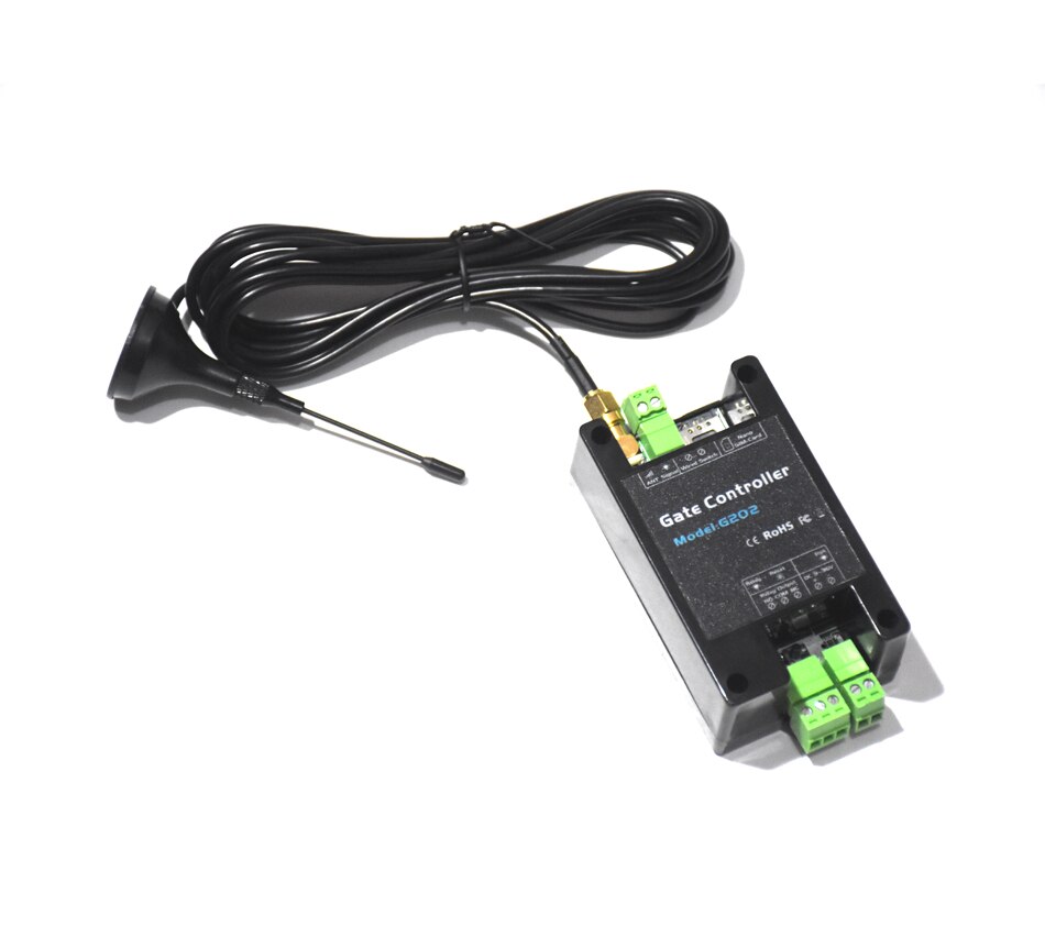 Abridor de puerta corredera para garaje, interruptor de relé con Control remoto de acceso inalámbrico, con llamada gratis, GSM, 200 usuarios: 2G long ANT