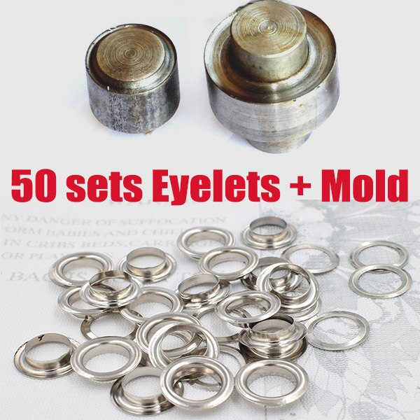 (50 set/lote) diámetro interior 20 mm poros de Metal ojales ropa y accesorios ojales anillos remaches tela de sombra ventilación: Cobre envejecido
