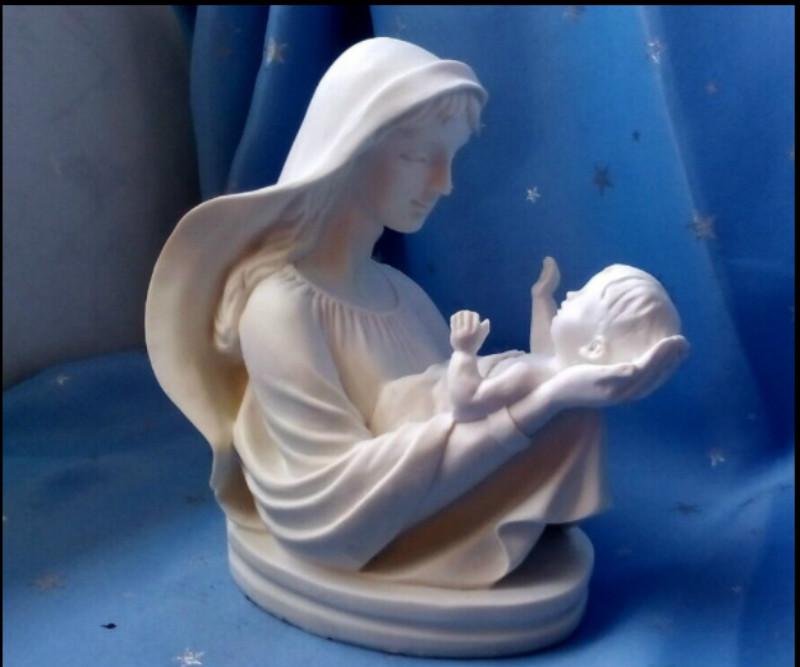 Home Baby Jesus statue ornaments maternal Catholic holy Mother's Day