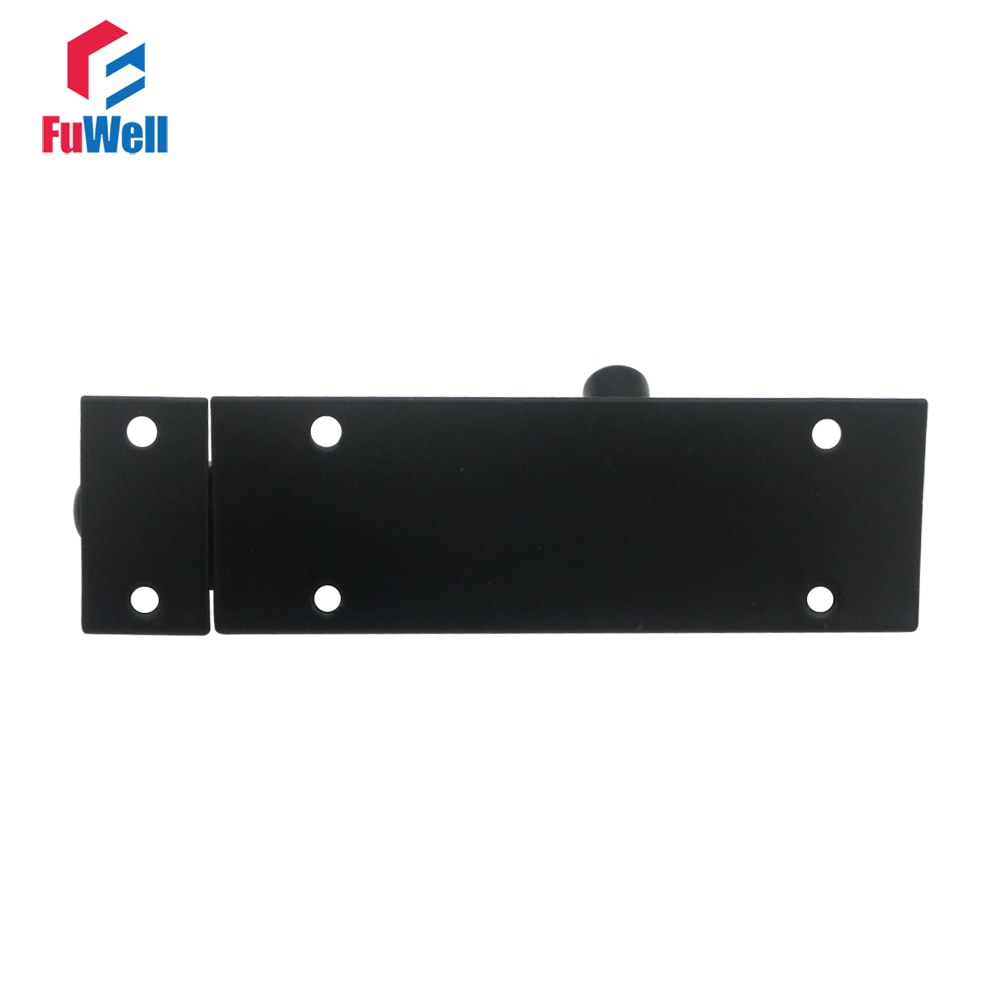 4pcs Barrel Bolt 2/3/4/5/6/8inch Aluminum Alloy Door Latch Black Door Bolt Latch Lock Hardware for Home Gate Safety