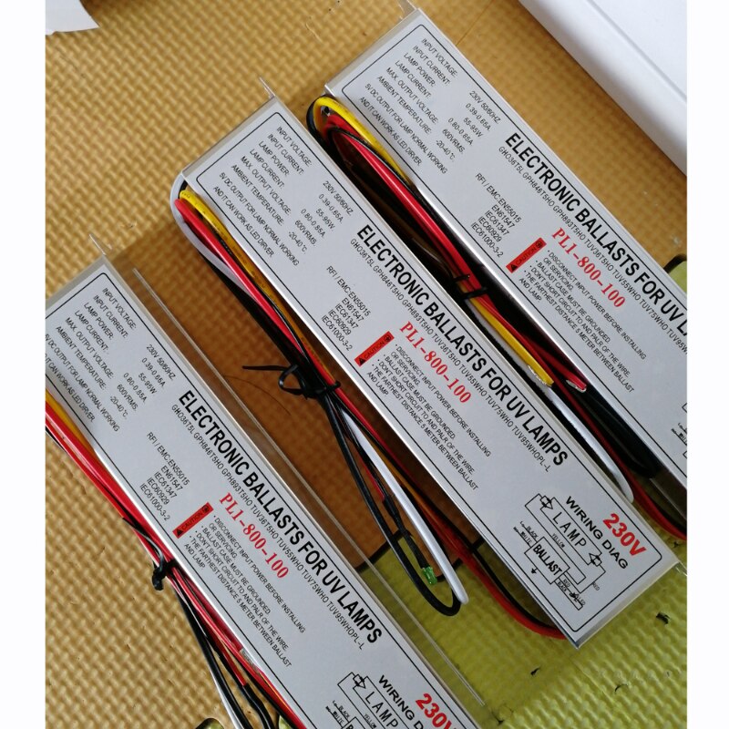 PL1-800-100 Kiemdodende Elektronische Ballast Voor 100W Single-Ended 4 Pin Ballast Voor Uv Lamp,TUV36T5HO TUV55WHO GHO36T5L GPH893T5HO