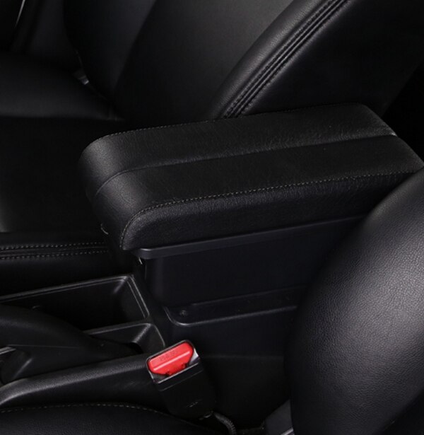 Voor Hyundai I30 Armsteun Doos Centrale Winkel Inhoud Opslag Armsteun Doos Met Usb: B-Black black line