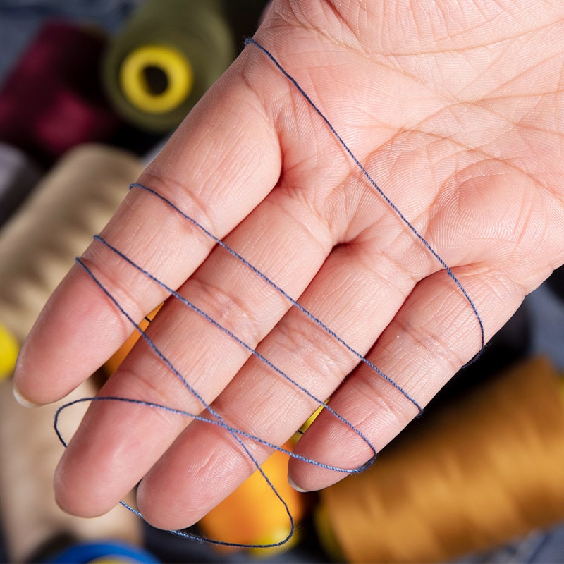 20s/3 Polyester Sewing Thread Jeans Thread Hand Stitching Canvas Coarse Cloth Denim Thread Sewing Machine Thread 3000yards