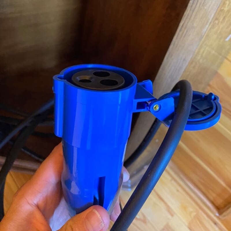 RV Camper 220V-240V 16A External Flush Hook Up Waterproof Plug Socket for Marine Boat Yacht Car Caravan Trailer Truck